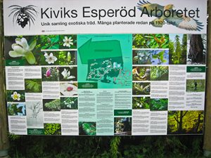 Kiviks Esperöd Arboretet information